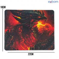 Mouse Pad 22x18cm MP-2218 Exbom - Dragão de Fogo